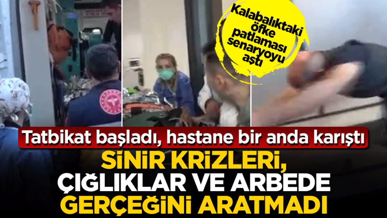 Deprem tatbikatı yapıldı ama kimse böyle beklemiyordu: Sinir krizleri, çığlıklar ve arbede gerçeği aratmadı 