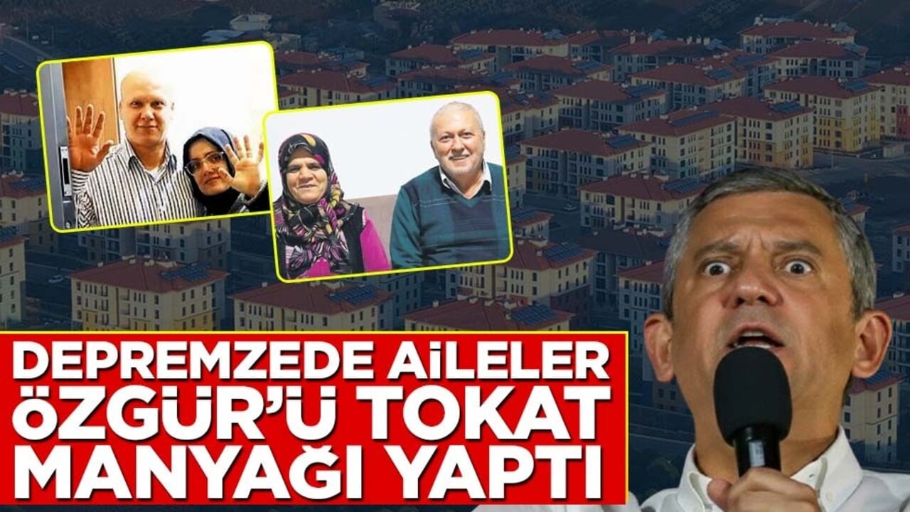Depremzede aileler Özgür Özel'i şamar manyağı yaptı