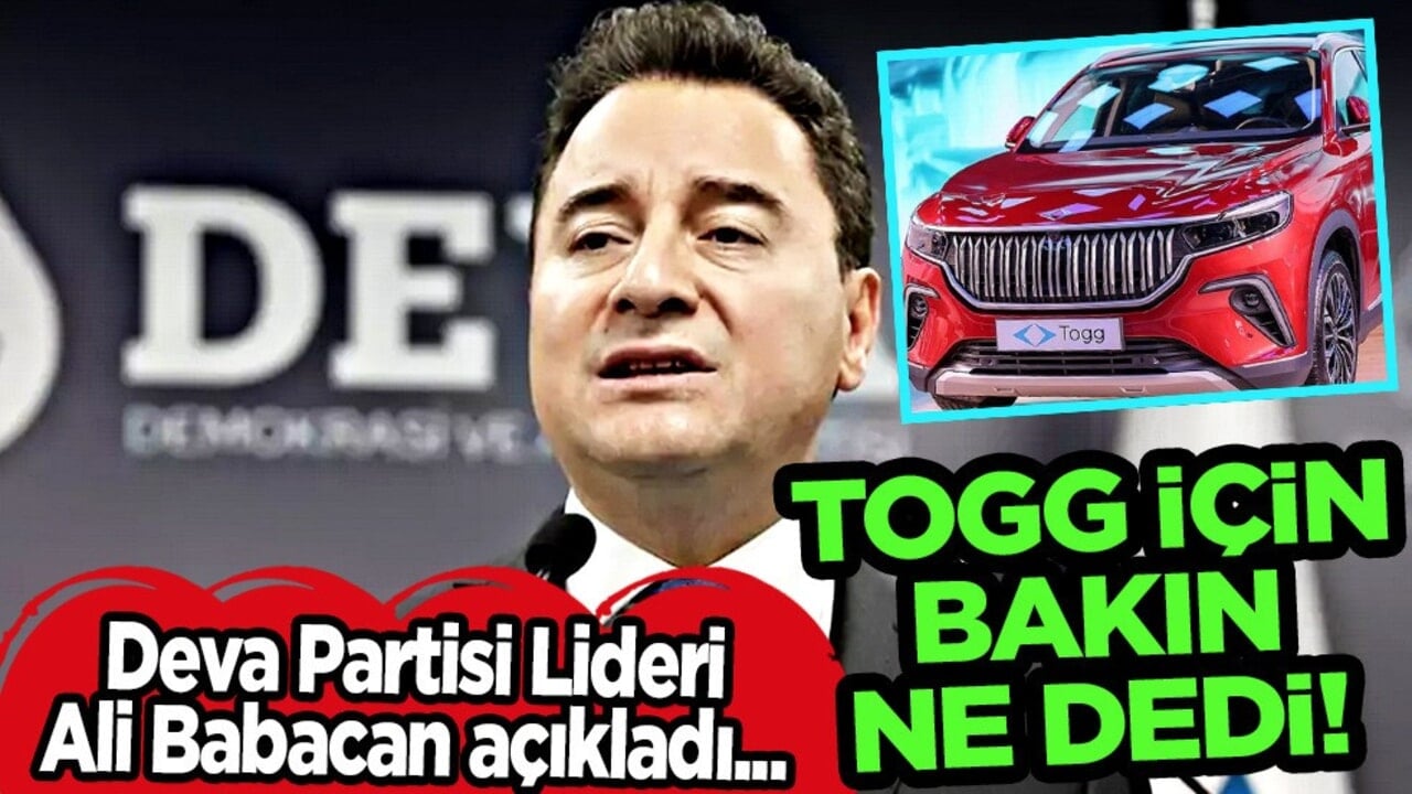 DEVA Partili Ali Babacan: Öve öve bitiremedi, el yükseltti! F-35 ve TOGG'a dair önemli açıklama yaptı! Çarpıcı sözler