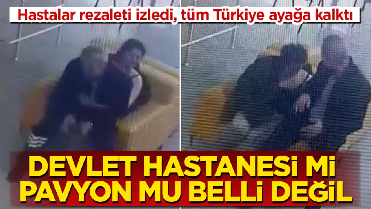 Devlet hastanesi mi pavyon mu belli değil! Hastalar rezaleti izledi, tüm Türkiye ayağa kalktı