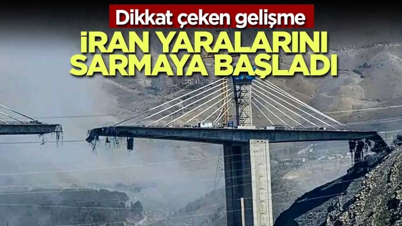 Dikkat çeken gelişme! İran yaralarını sarmaya başladı