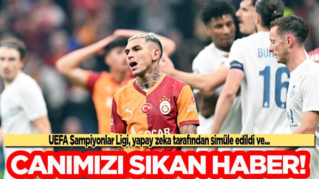 Dikkat çeken mağlubiyet sonrası... Şampiyonlar Ligi simüle edildi! Galatasaray'ı korkutan yüzde maalesef can sıkacak...