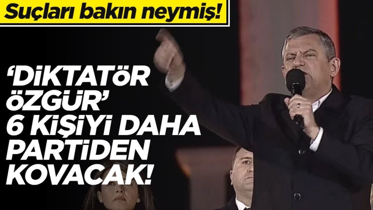 'Diktatör Özgür' yine ortalığı dağıttı! 6 kişiyi daha partiden kovacak... Tek sebebi Gürsel Tekin'le tokalaşmaları