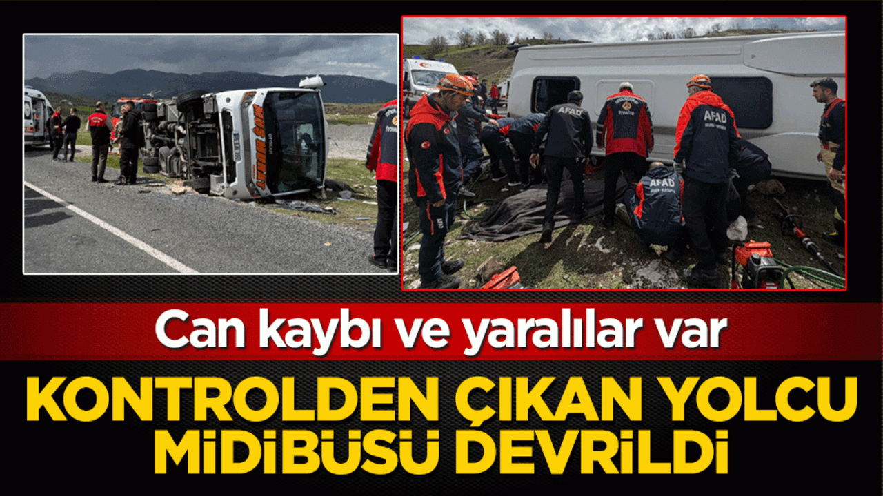 Diyarbakır’da feci kaza! Midibüs devrildi: Can kaybı ve yaralılar var