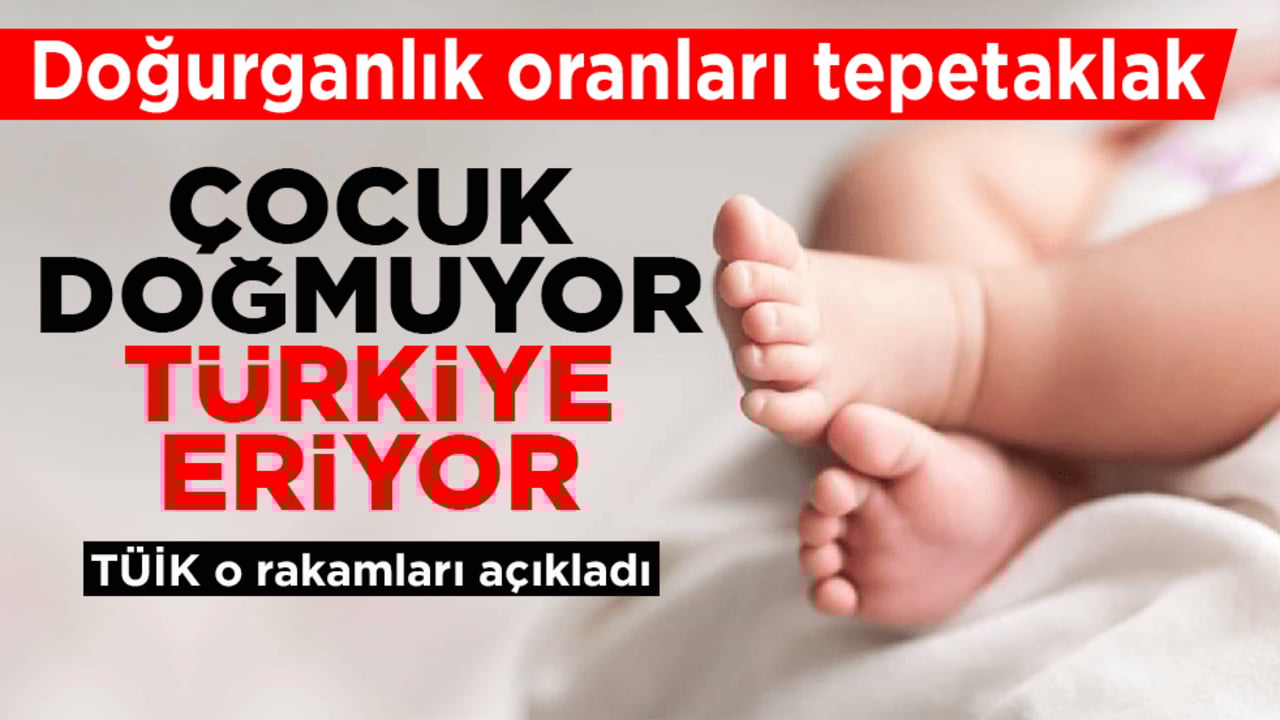Doğurganlık oranları tepetaklak! Çocuk doğmuyor Türkiye eriyor