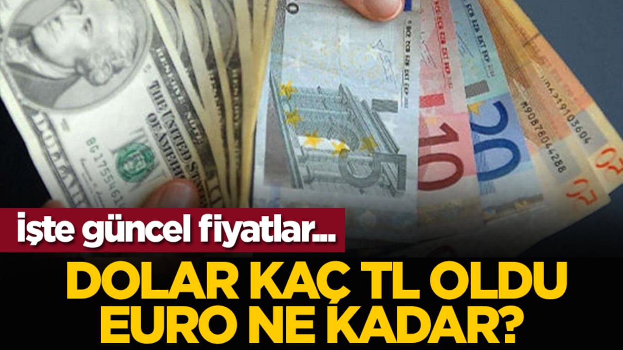 Dolar kaç TL oldu, Euro ne kadar? İşte güncel fiyatlar...