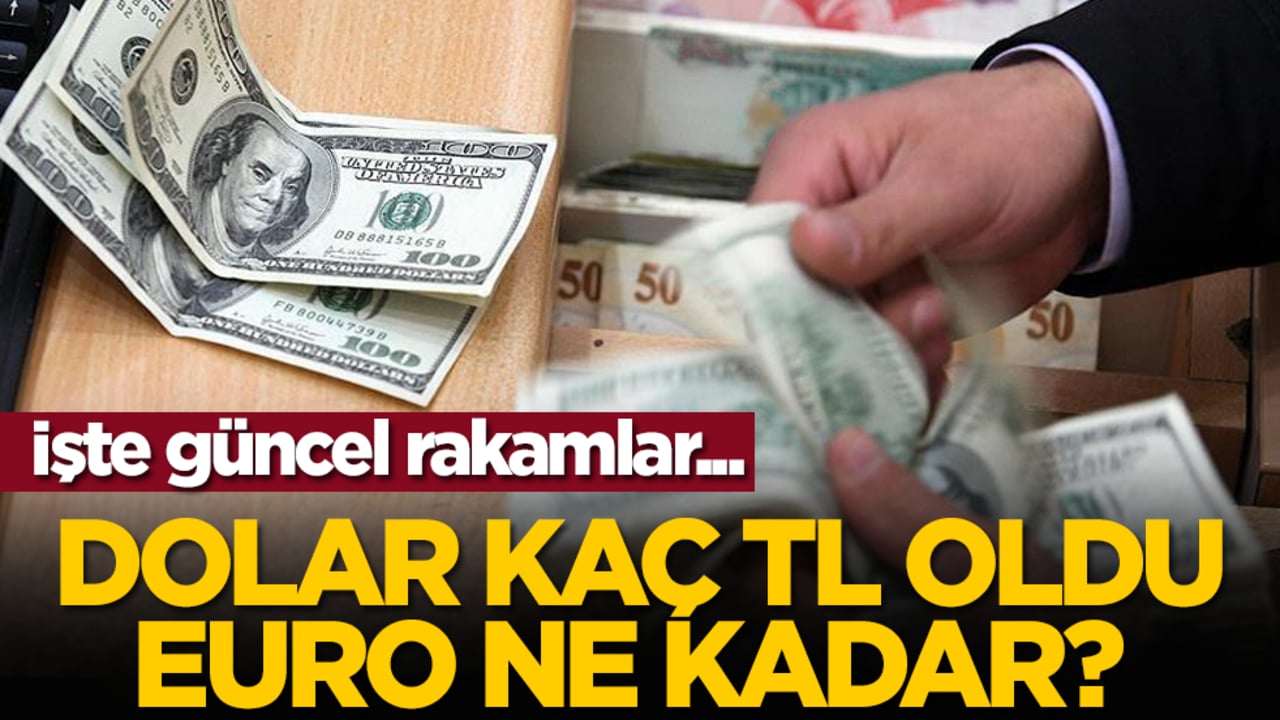 Dolar kaç TL oldu, Euro ne kadar? İşte güncel rakamlar...