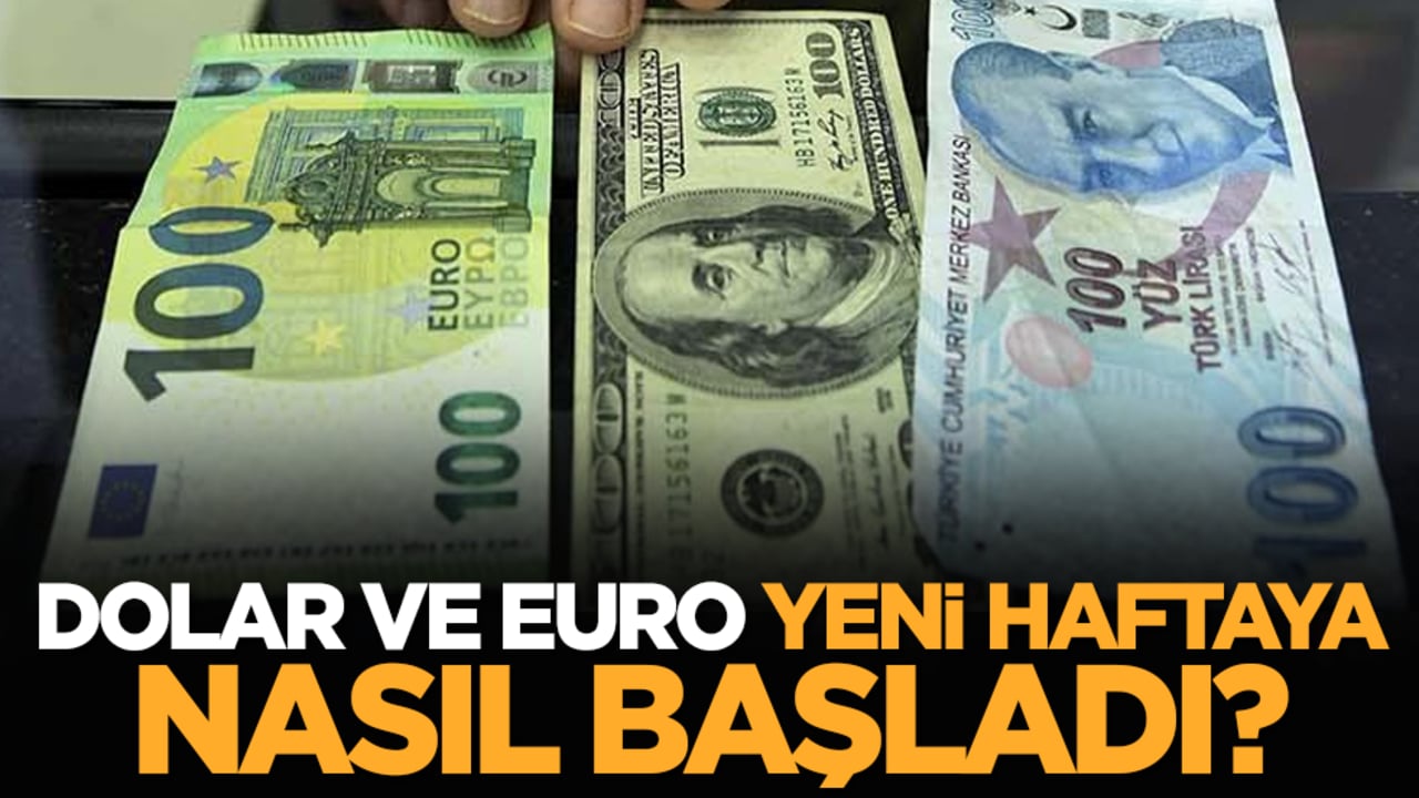 Dolar ve Euro yeni haftaya nasıl başladı? İşte güncel fiyatlar...