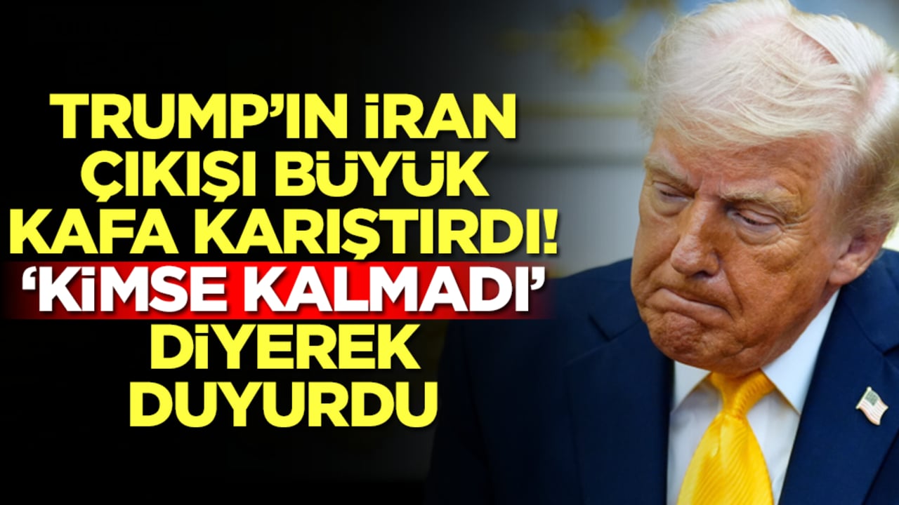 Donald Trump'ın İran çıkışı büyük kafa karıştırdı: Kimse kalmadı