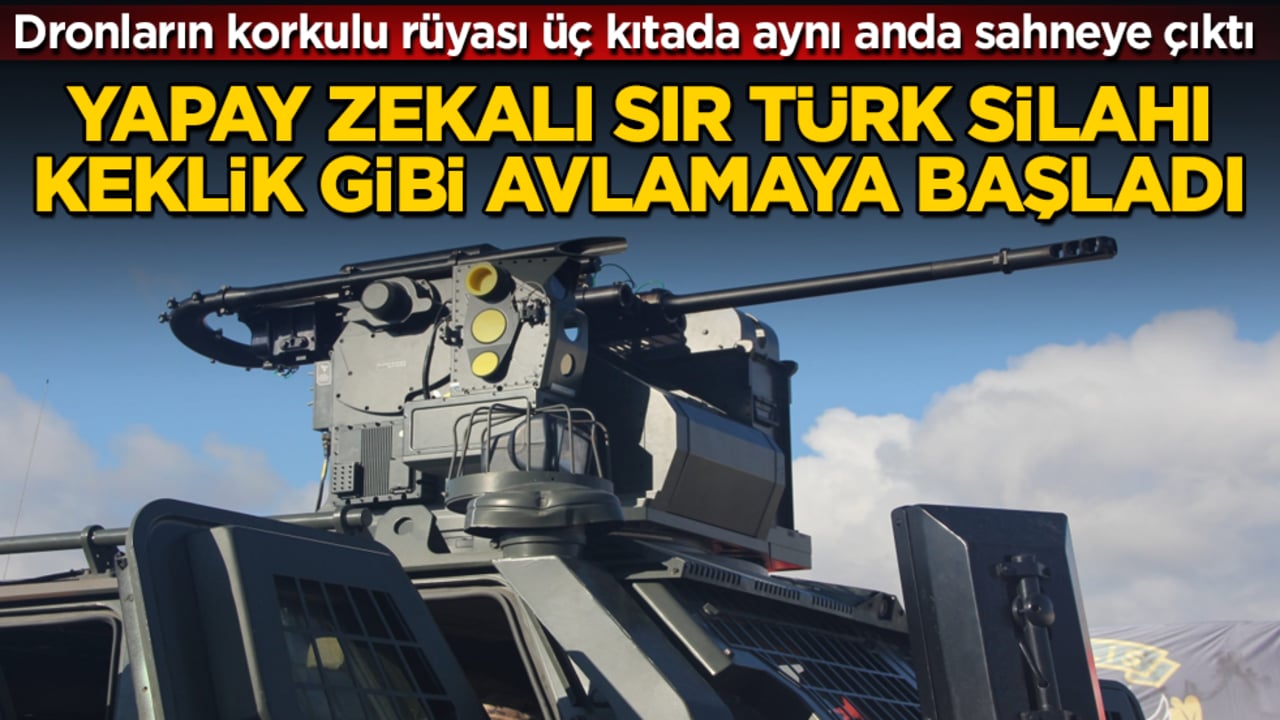Dronların korkulu rüyası üç kıtada aynı anda sahneye çıktı! Yapay zekalı sır Türk silahı, keklik gibi avlamaya başladı