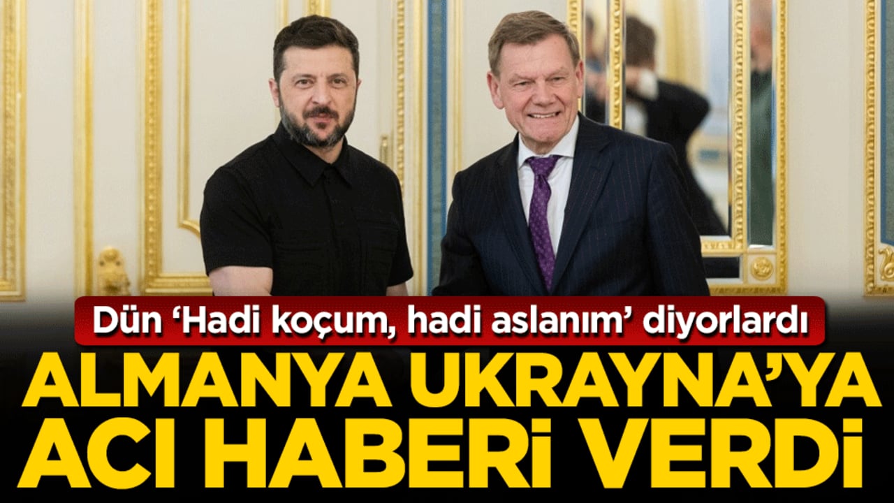  Dün ‘Hadi koçum, hadi aslanım’ diyorlardı: Almaya Ukrayna'ya acı haberi verdi!