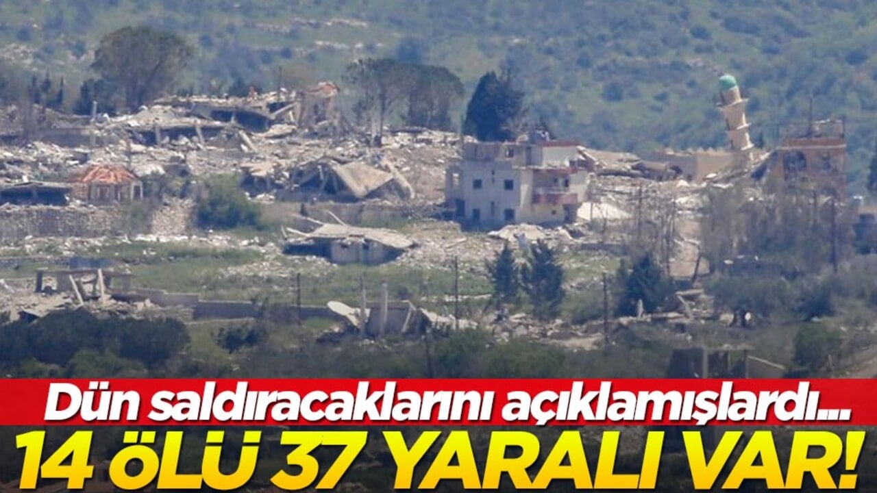 Dün saldıracaklarını açıklamışlardı... 14 ölü 37 yaralı var!