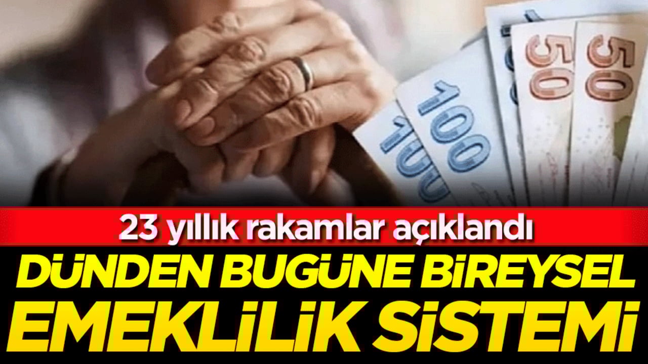 Dünden bugüne bireysel emeklilik sistemi! 23 yıllık rakamlar açıklandı