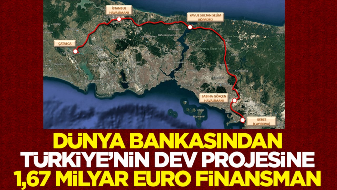 Dünya Bankasından Türkiye’nin dev projesine 1,67 milyar Euro finansman