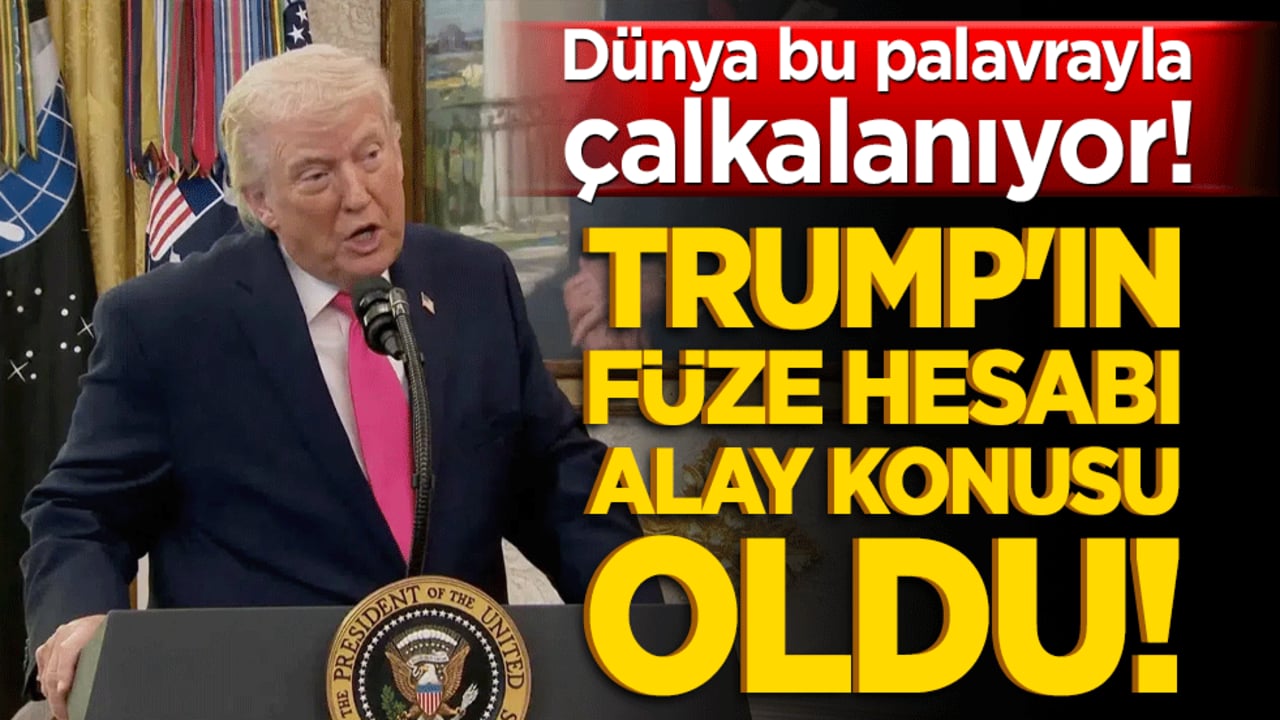 Dünya bu palavrayla çalkalanıyor! Trump'ın füze hesabı alay konusu oldu!
