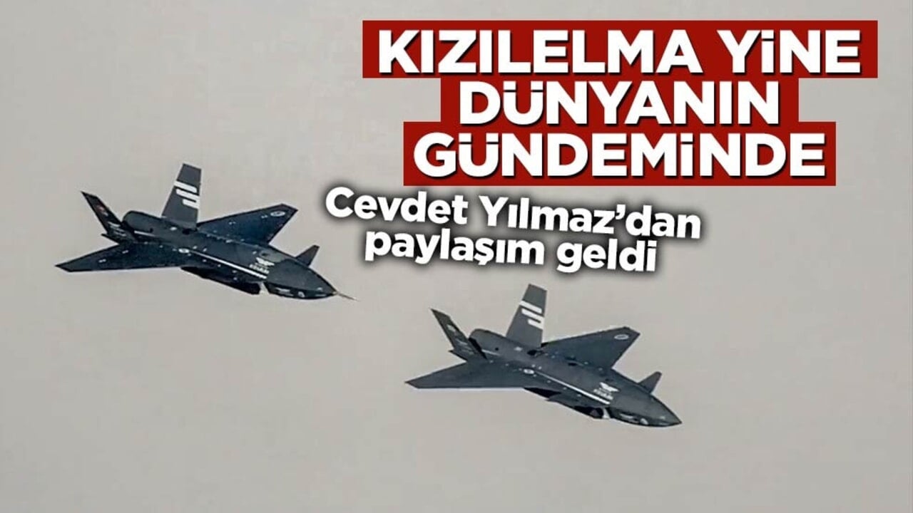 Dünya havacılık tarihinde bir ilk daha! KIZILELMA'nın başarısı dünyayı salladı... Cevdet Yılmaz'dan paylaşım geldi