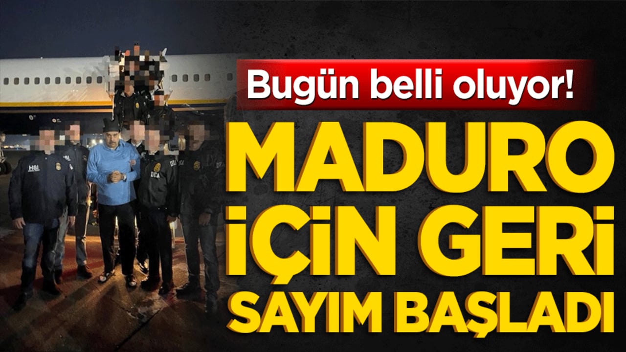 Dünya nefesini tuttu: Maduro bugün New York'ta hakim karşısına çıkıyor