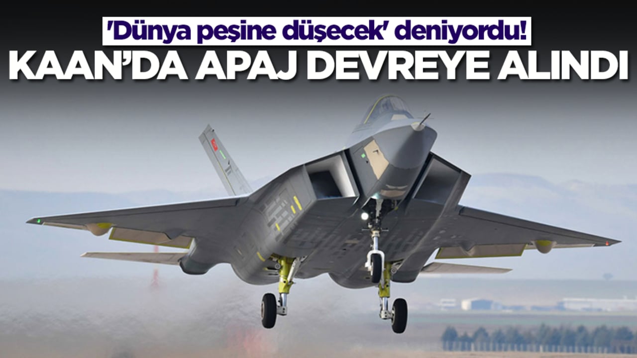 'Dünya peşine düşecek' deniyordu! Milli Muharip Uçak'ta APAJ devreye alındı
