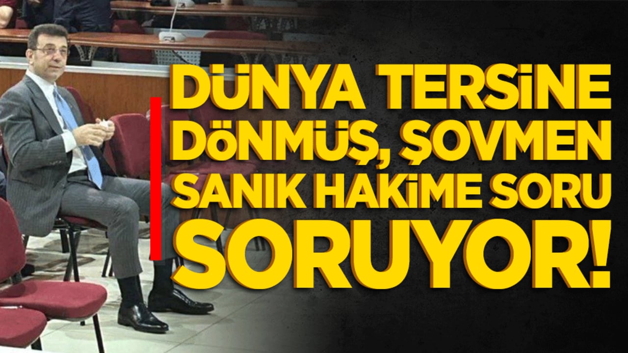 Dünya tersine dönmüş, şovmen sanık hakime soru soruyor!
