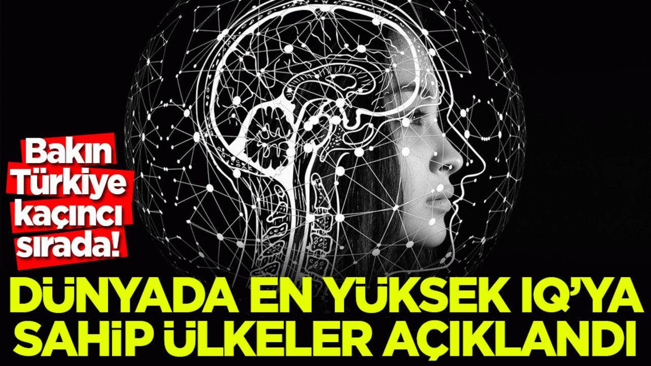 Dünyada en yüksek IQ’ya sahip ülkeler açıklandı! Bakın Türkiye kaçıncı sırada