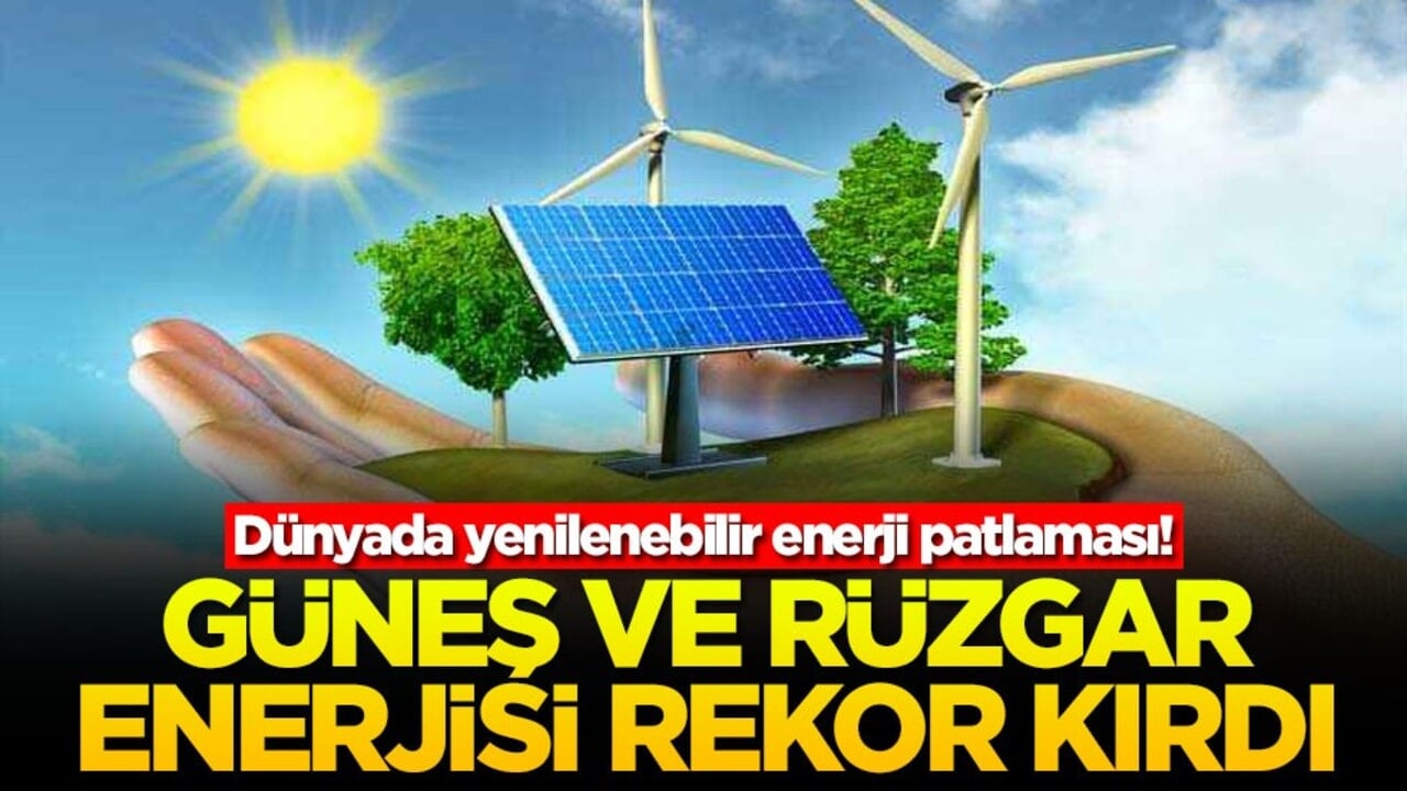 Dünyada yenilenebilir enerji patlaması! Güneş ve Rüzgar enerjisi rekor kırdı