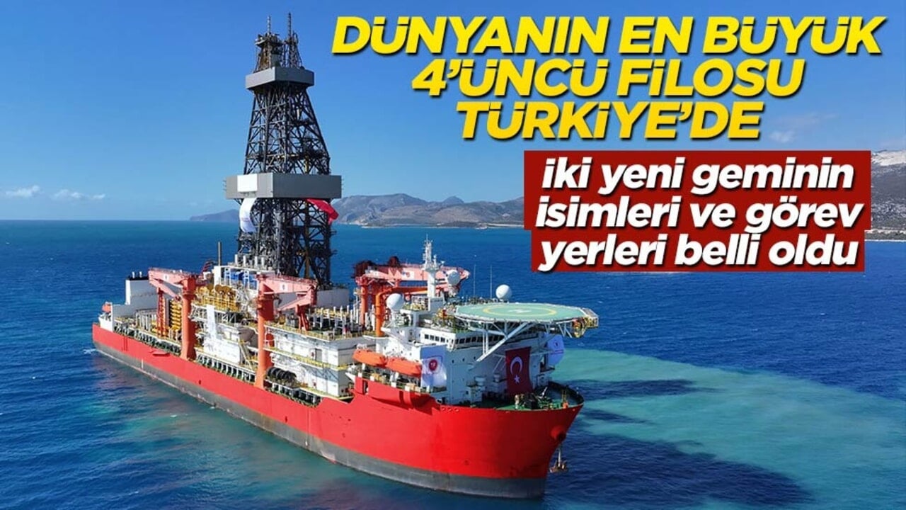 Dünyanın en büyük 4’üncü filosu Türkiye’de!.. İki yeni geminin isimleri ve görev yerleri açıklandı… Biri başka ülkeye gidiyor