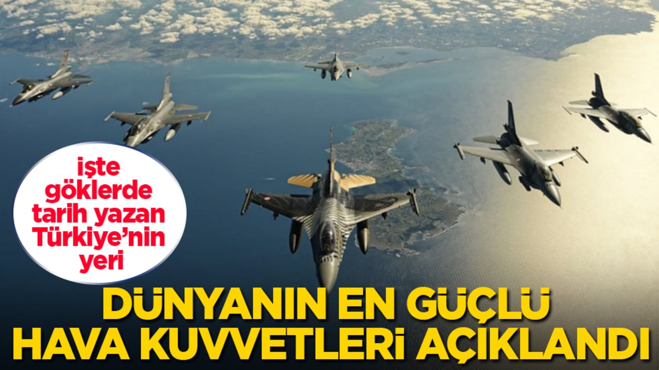 Dünyanın en güçlü hava kuvvetleri açıklandı: İşte göklerde tarih yazan Türkiye’nin yeri