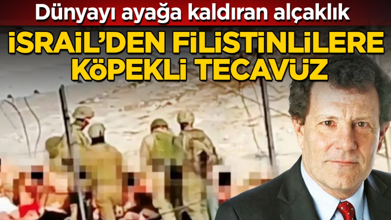 Dünyayı ayağa kaldıran alçaklık! Cani İsrail’den Filistinlilere köpekli tecavüz