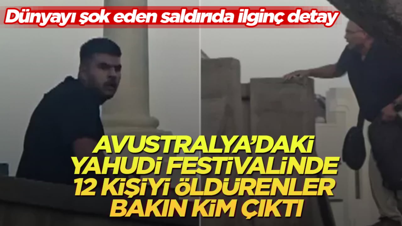 Dünyayı şok eden saldırıda ilginç detay! Avustralya’daki Yahudi festivalinde 12 kişiyi öldürenler bakın kim çıktı