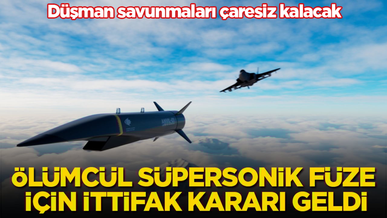 Düşman savunmaları çaresiz kalacak! Ölümcül süpersonik füze için ittifak kararı geldi
