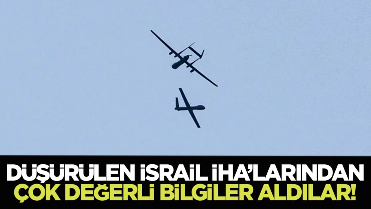 Düşürülen İsrail İHA’larından çok değerli bilgiler aldılar!