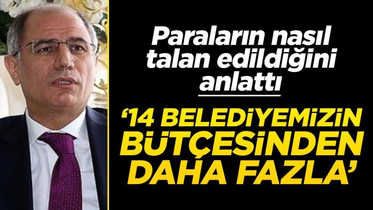 Efkan Ala paraların nasıl talan edildiğini anlattı! "14 belediyemizin bütçesinden daha fazla"