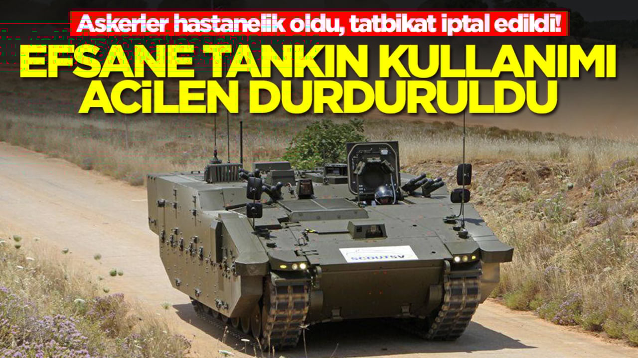 Efsane tankın kullanımı acilen durdurduldu: Askerler hastanelik oldu, tatbikat iptal edildi!