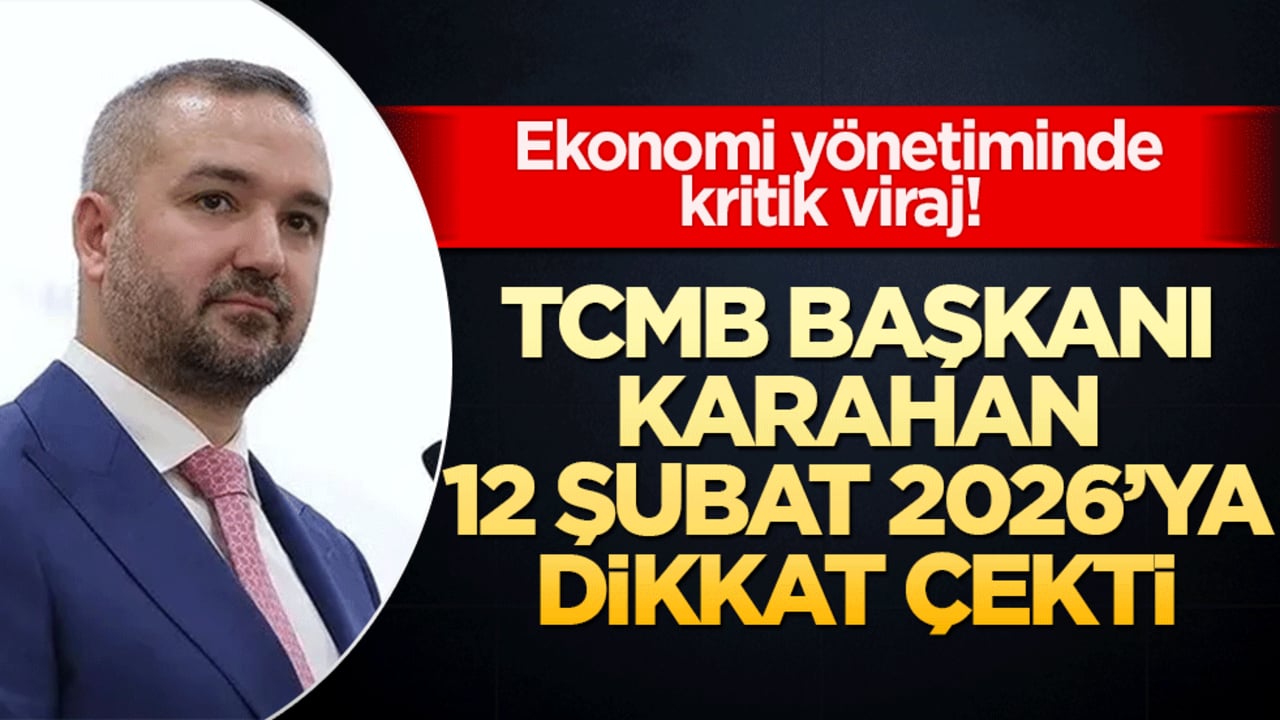 Ekonomi yönetiminde kritik viraj! TCMB Başkanı Karahan 12 Şubat’ta 2026’nın ilk enflasyon rotasını çizecek