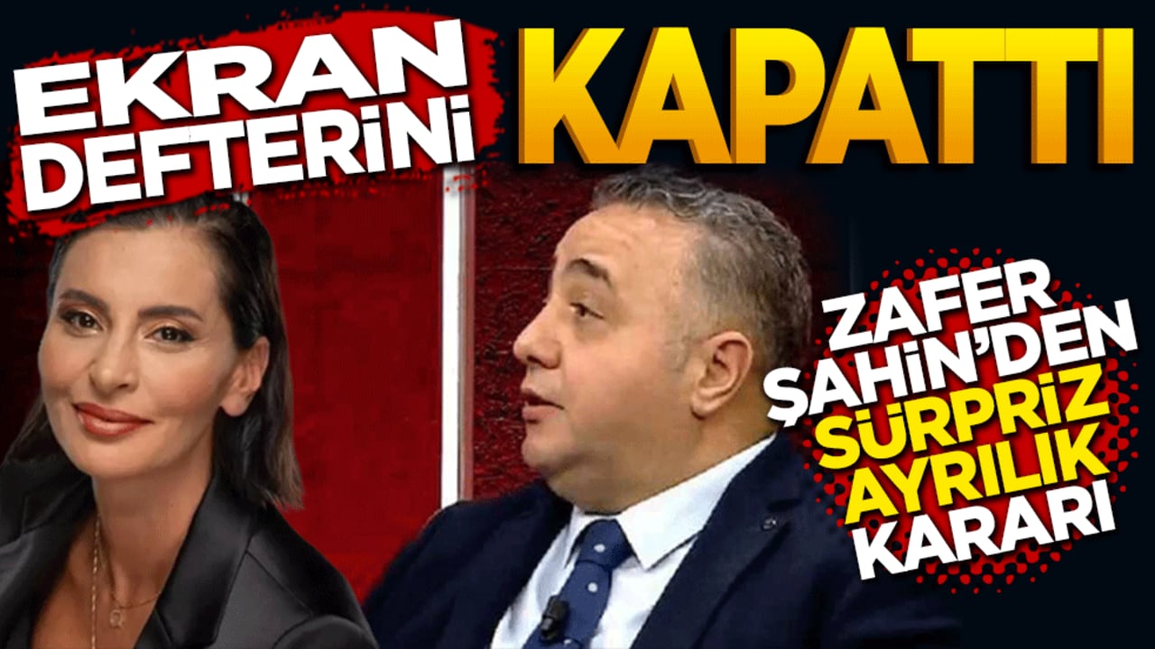 Ekran Defteri Kapandı: Zafer Şahin’den Sürpriz Ayrılık Kararı!