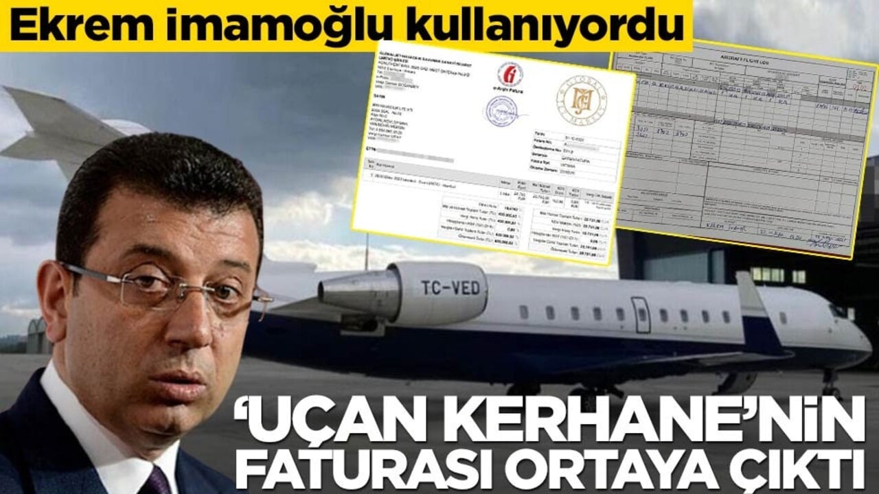 Ekrem İmamoğlu kullanıyordu! ‘Uçan kerhane’nin faturası ortaya çıktı