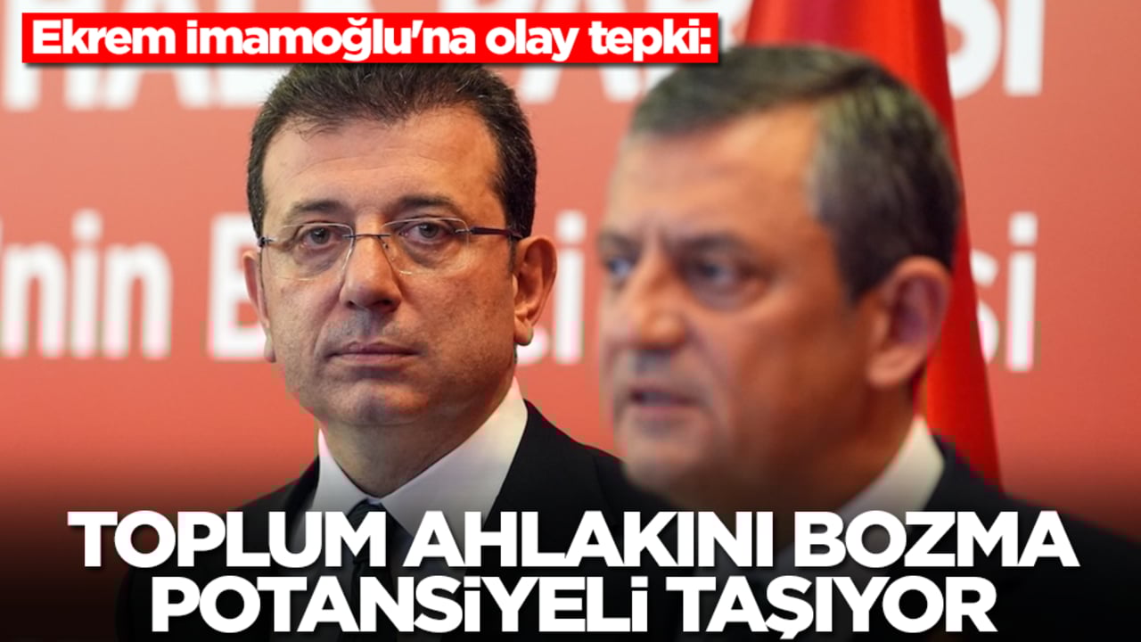 Ekrem İmamoğlu'na olay tepki: Sana bir tavsiye