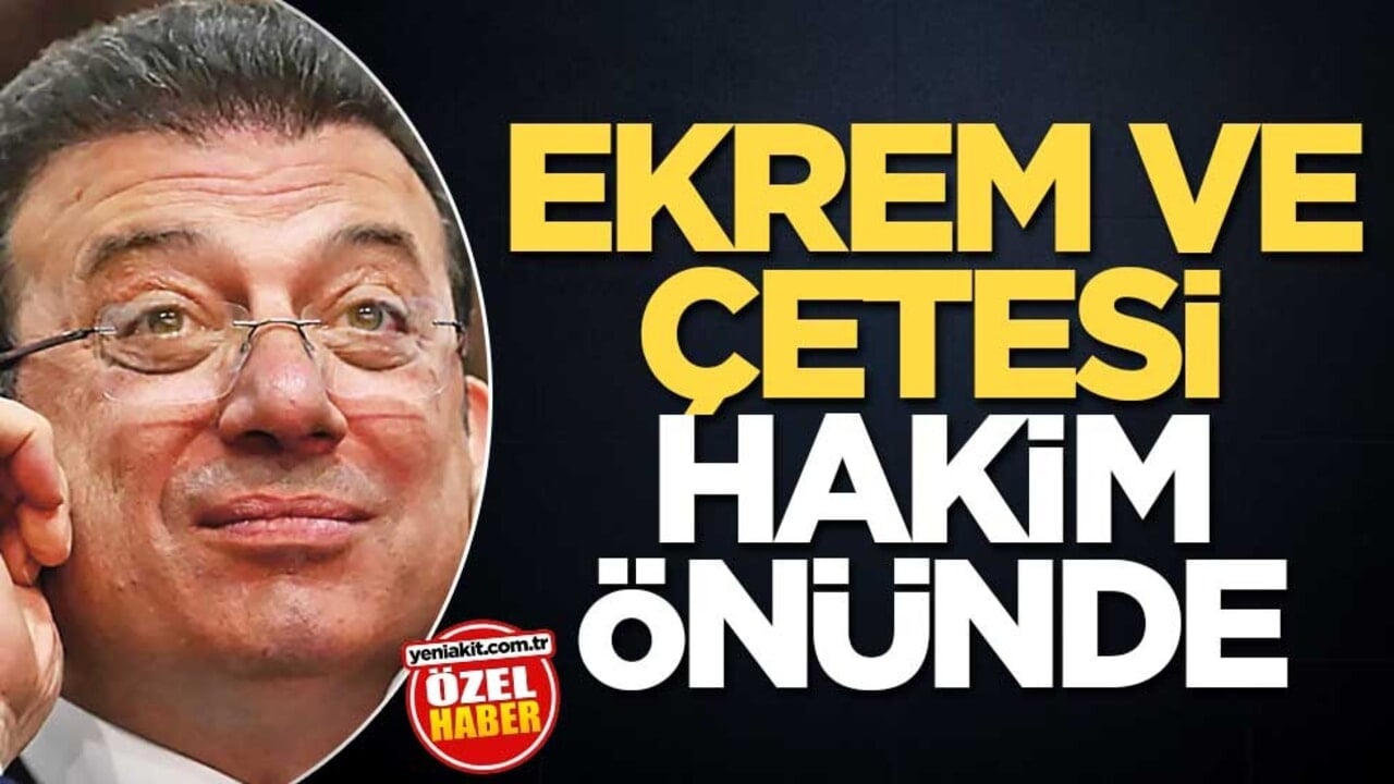 Ekrem ve çetesi hakim önünde