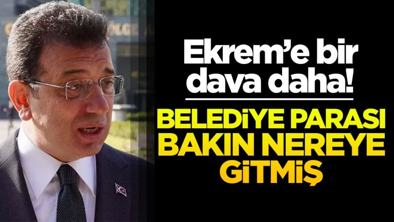 Ekrem’e bir dava daha! Belediye parası bakın nereye gitmiş