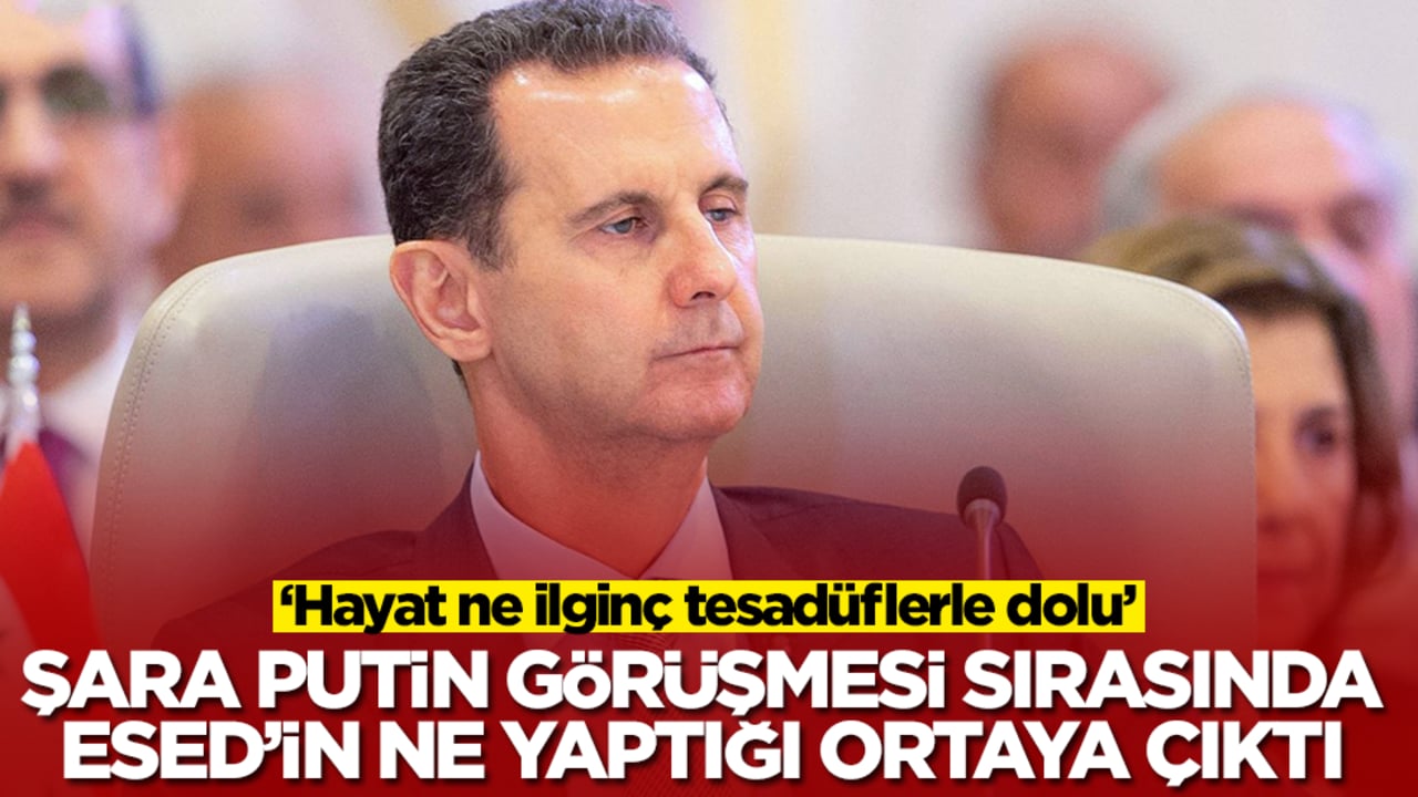 El Şara Putin görüşmesi sırasında Esed'in ne yaptığı ortaya çıktı: Hayat ne ilginç tesadüflerle dolu