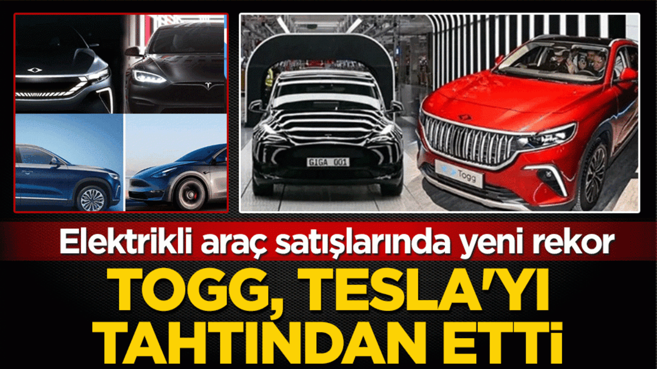Elektriklide yerli güç: Togg, Tesla’yı solladı! Şubatta zirve T10X'in