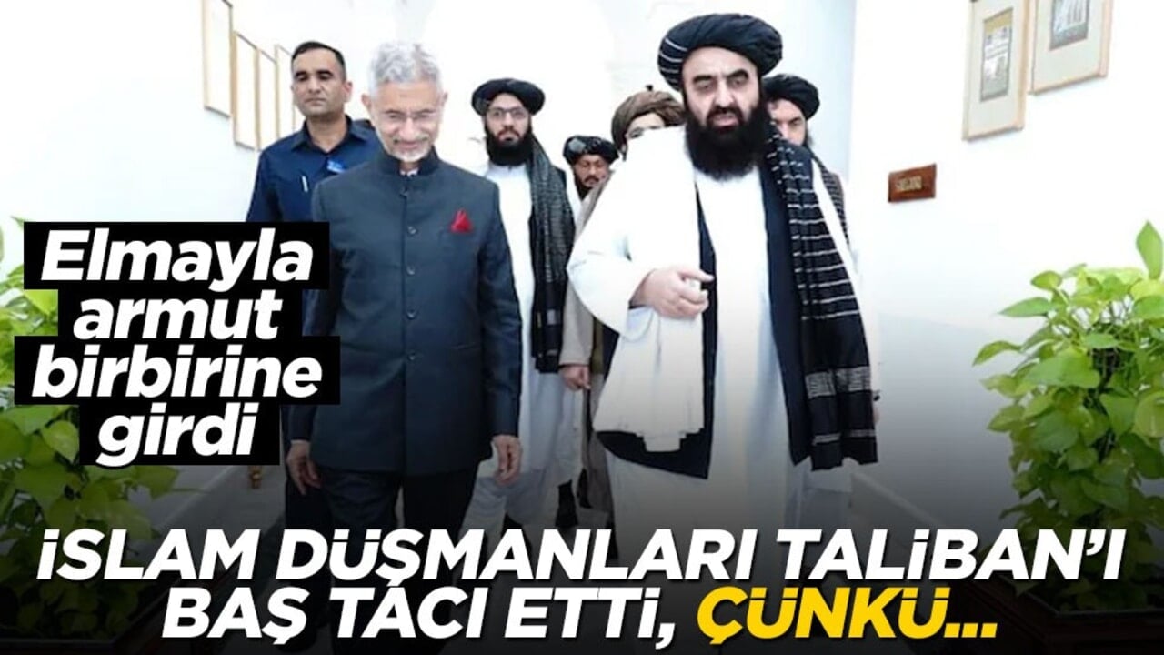 Elmayla armut birbirine girdi… Müslüman ülkeyle savaşan Taliban’ı baş tacı ettiler