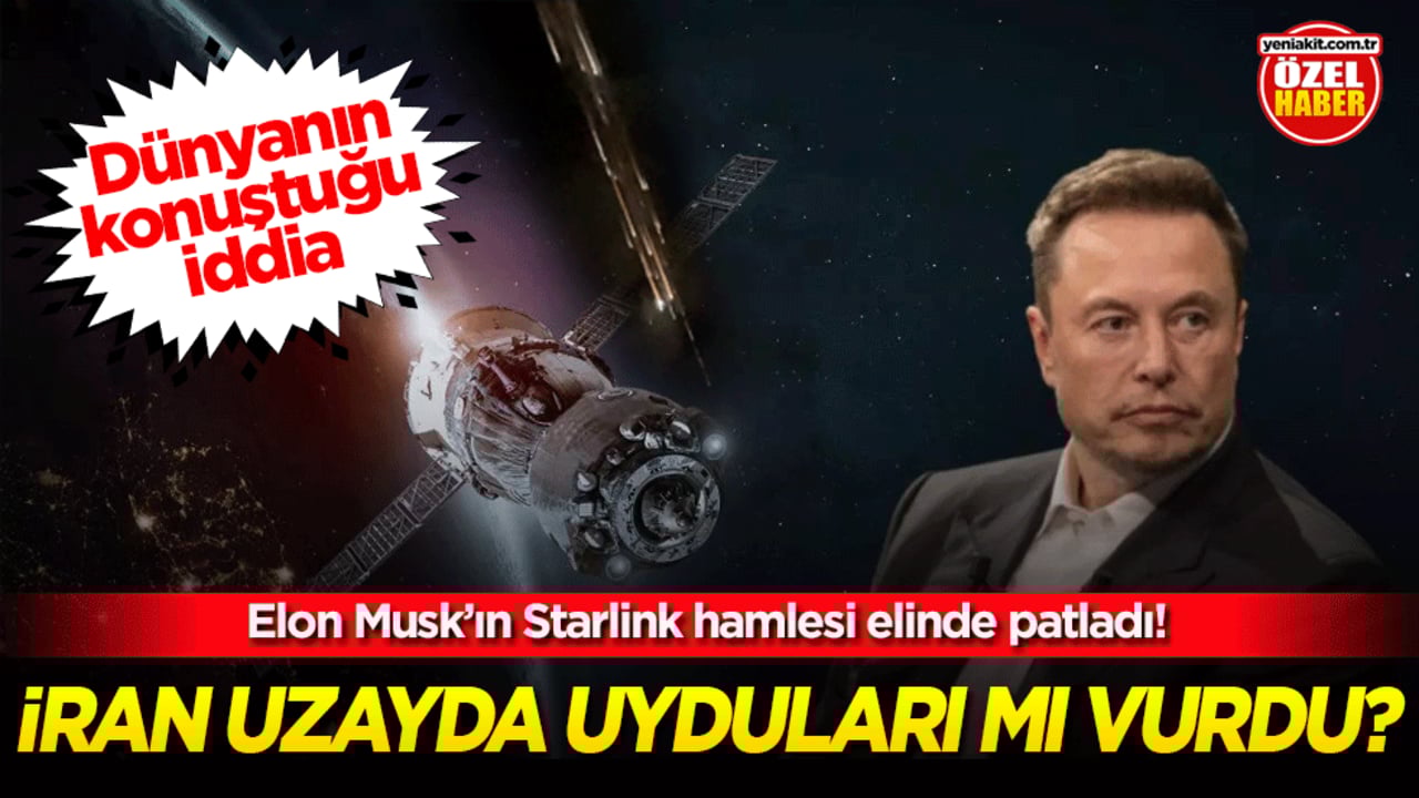 Elon Musk’ın Starlink hamlesi elinde patladı! İran uzayda uyduları mı vurdu?