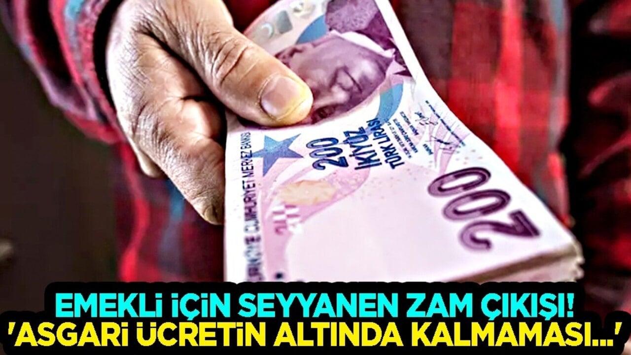 Emekli için seyyanen zam çıkışı: Asgari ücretin altında kalmaması hakkında işte masadaki konu başlıkları