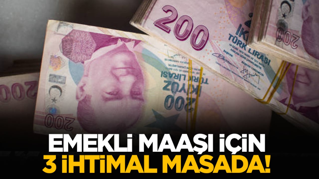 Emekli maaşı için 3 ihtimal masada!