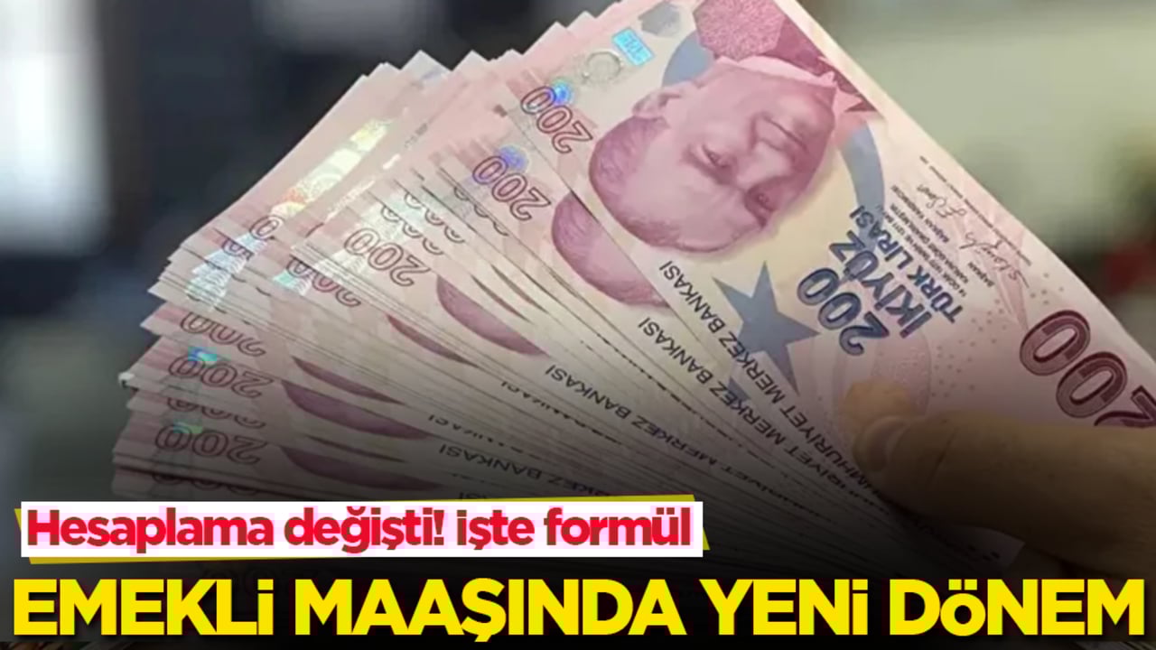 Emekli maaşı sisteminde yeni dönem: Hesaplama değişti! İşte formül
