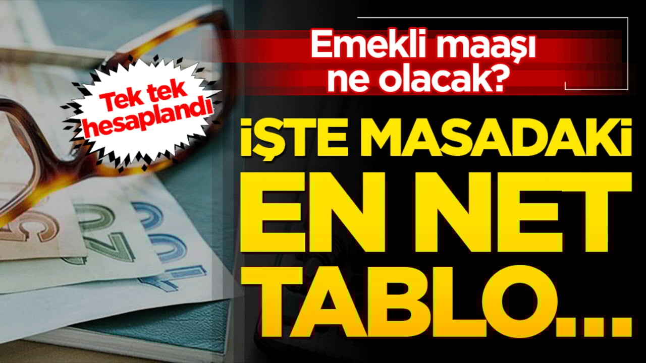 Emekli maaşları için nefesler tutuldu! 2026 Ocak zammında 5 aylık tablo netleşti, tek tek maaşları hesaplandı