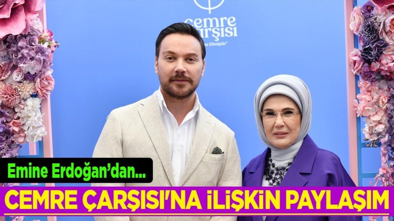 Emine Erdoğan'dan TOGEM-DER'in Cemre Çarşısı'na ilişkin paylaşım