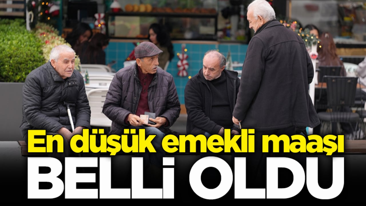En düşük emekli maaşı belli oldu