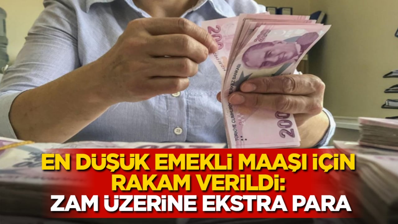 En düşük emekli maaşı için rakam verildi: Zam üzerine ekstra para